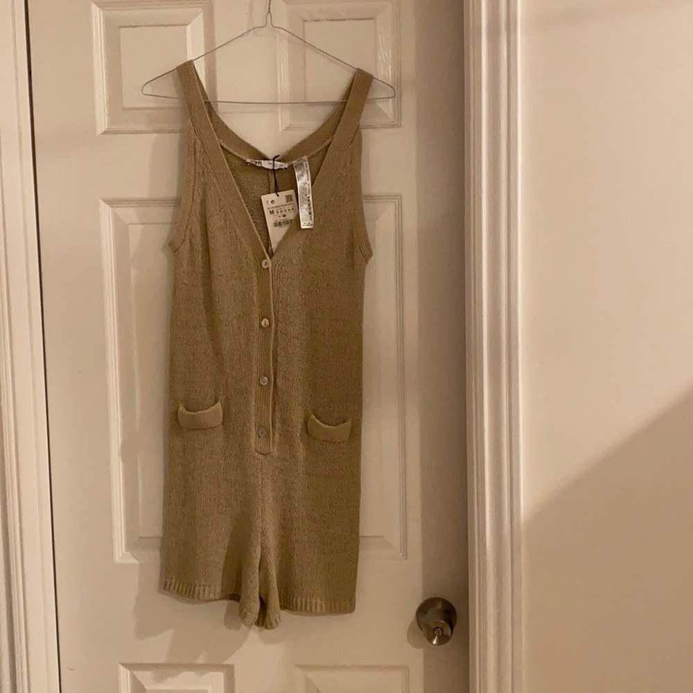 Summer 2021 Zara nude romper